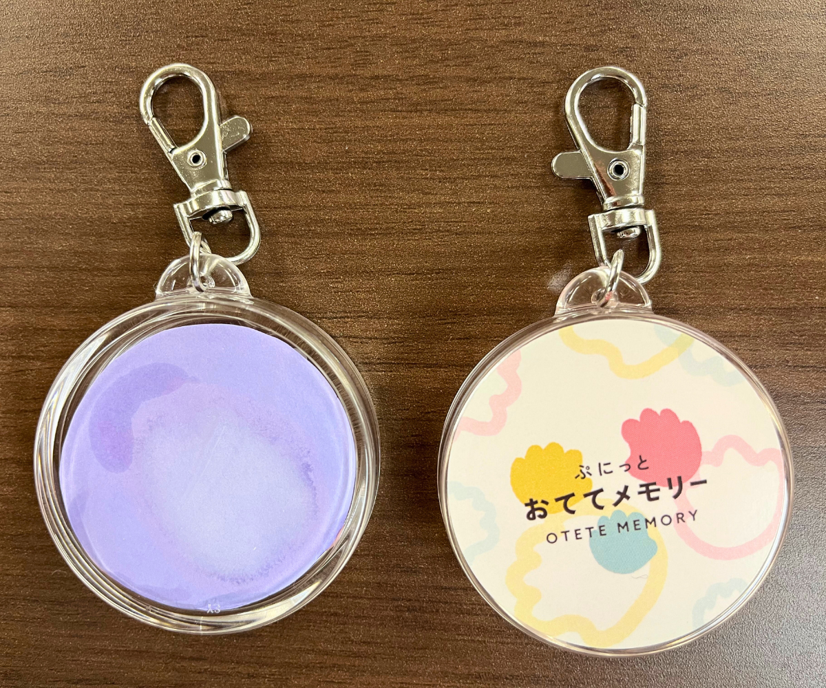 Works おのみち展示場 キーホルダー裏